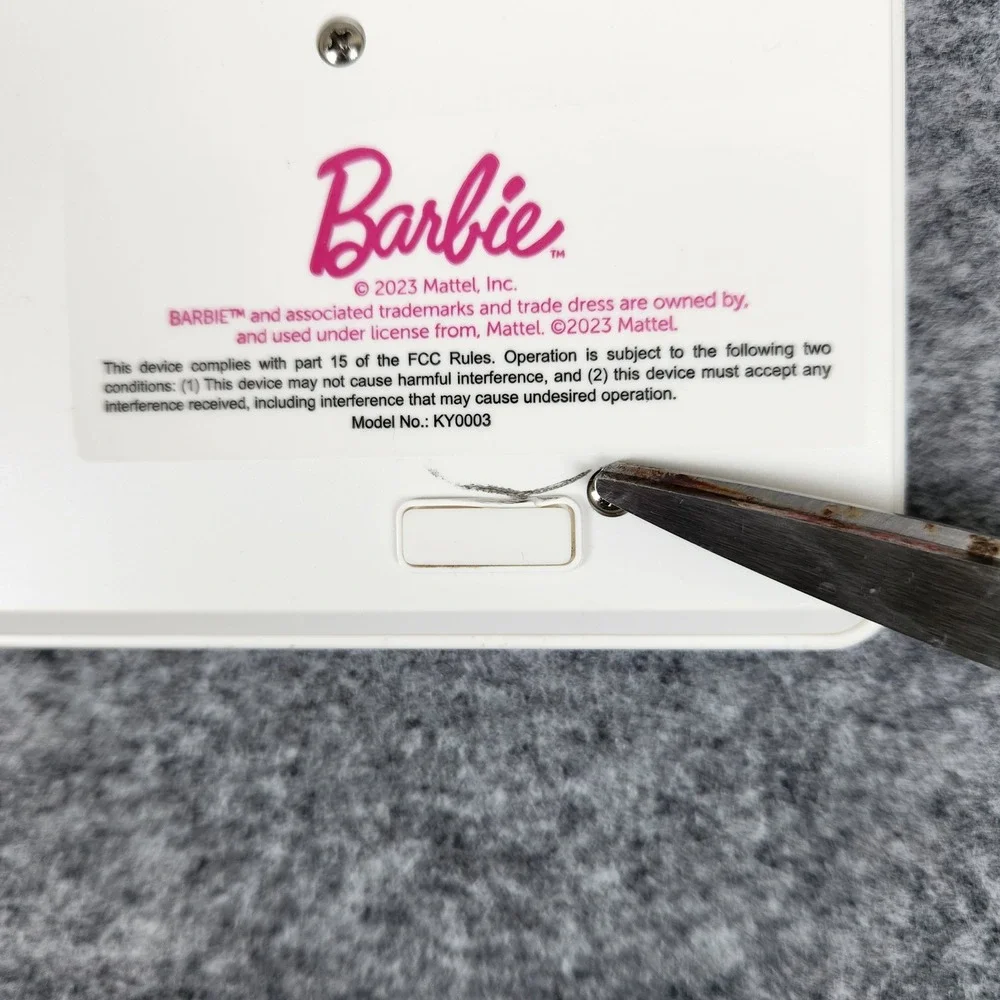 Barbie KY0003 Keyboard Pink Wired USB Computer Ergonomic Number Pad Tested